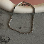 دستبند نقره مردانه كد 0311 2