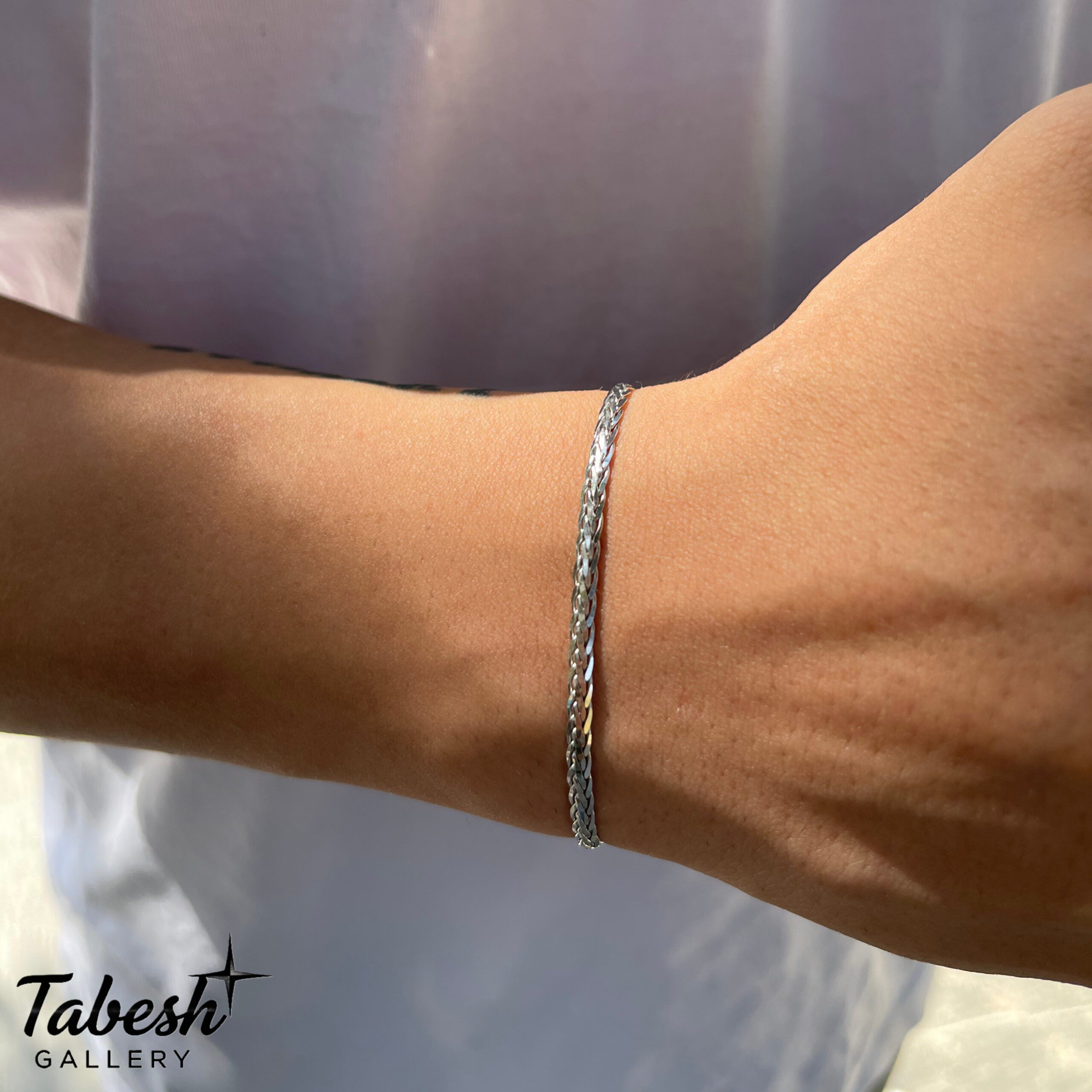 دستبند نقره مردانه كد 0312 1