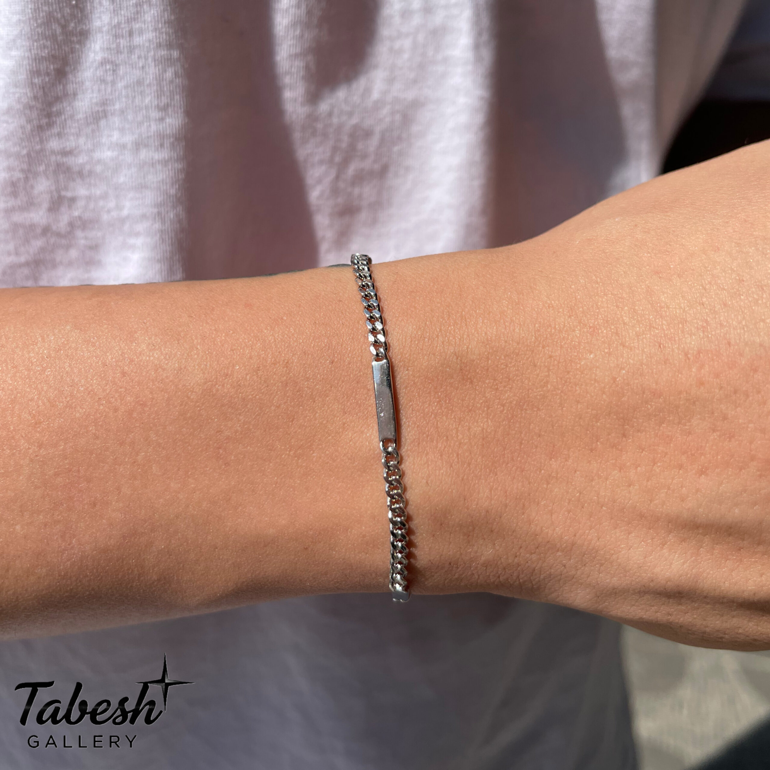 دستبند نقره مردانه كد 0313 1