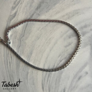 دستبند نقره مردانه ونیزی کد 0314