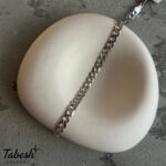 دستبند نقره مردانه كد 0317