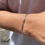 دستبند نقره مردانه كد 0319