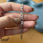 دستبند نقره مردانه كد 0319