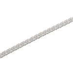 دستبند نقره مردانه دوبل کد 03113