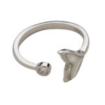 انگشتر نقره دم وال کد 419