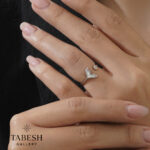 انگشتر نقره دم وال کد 419