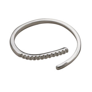 انگشتر نقره منیمال کد 4110