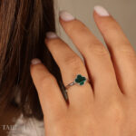 انگشتر نقره ونکلیف کد 4111