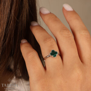 انگشتر نقره ونکلیف کد 421