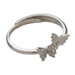 انگشتر نقره پروانه کد 417