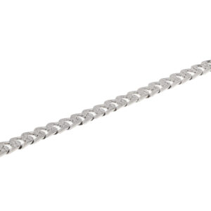 دستبند نقره مردانه کارتیه تخت کد 03115