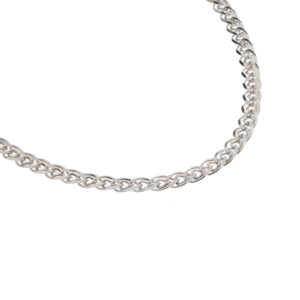 گردنبند نقره مردانه تي کد 0215