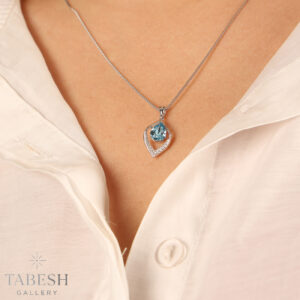 گردنبند نقره سواروسکی کد 2112