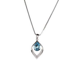 گردنبند نقره سواروسکی کد 2112