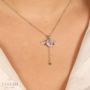 گردنبند نقره قلب کد 2115