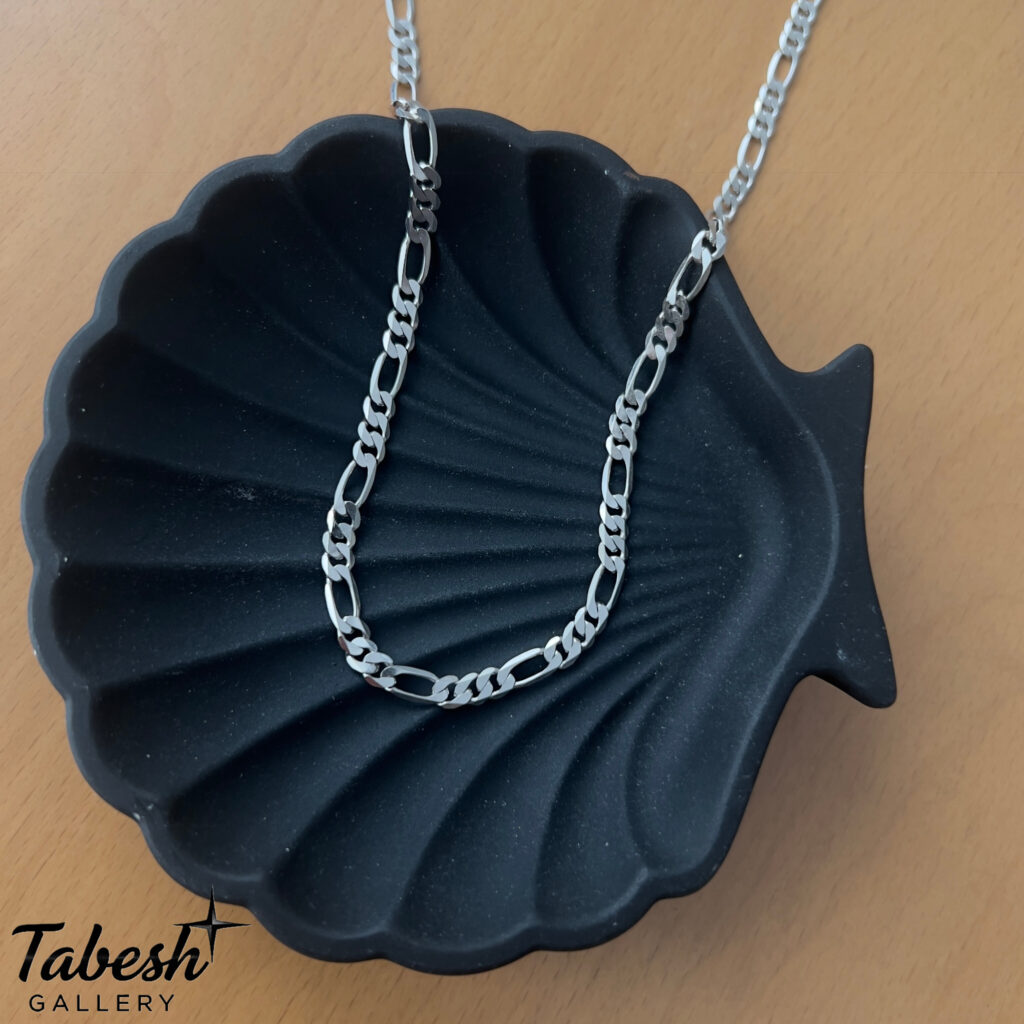 گردنبند-نقره-مردانه-فيگارو-كد-02112-3