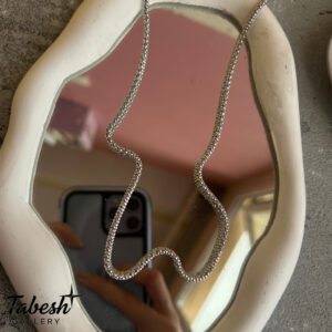 گردنبند نقره مردانه کد 02116