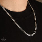 گردنبند نقره مردانه ژاپنی کد 02111