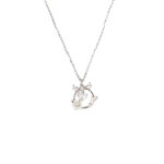 گردنبند نقره گل کد 2114